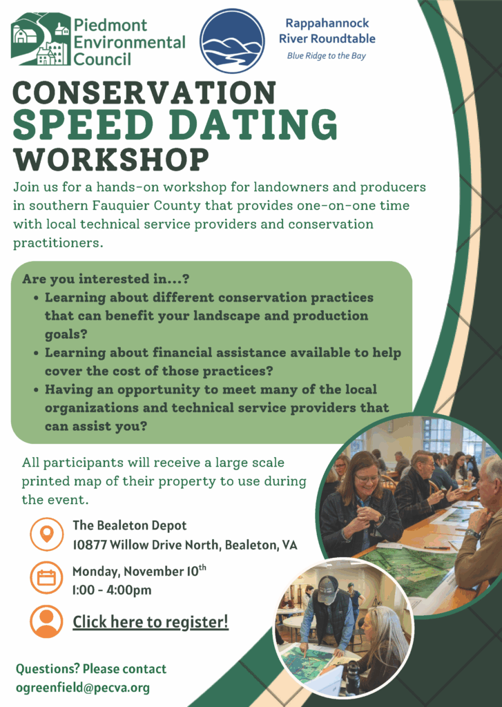click to learn more about Conservation Speed Dating Workshop